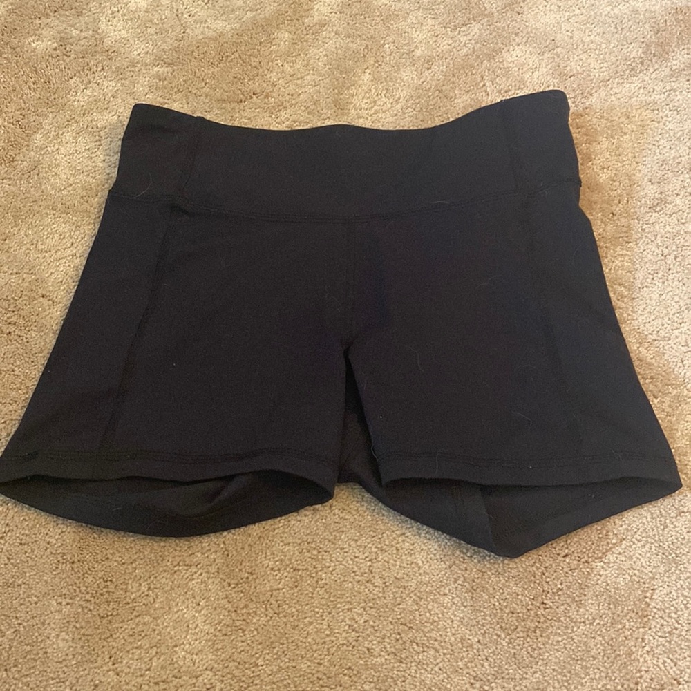 Black biker shorts